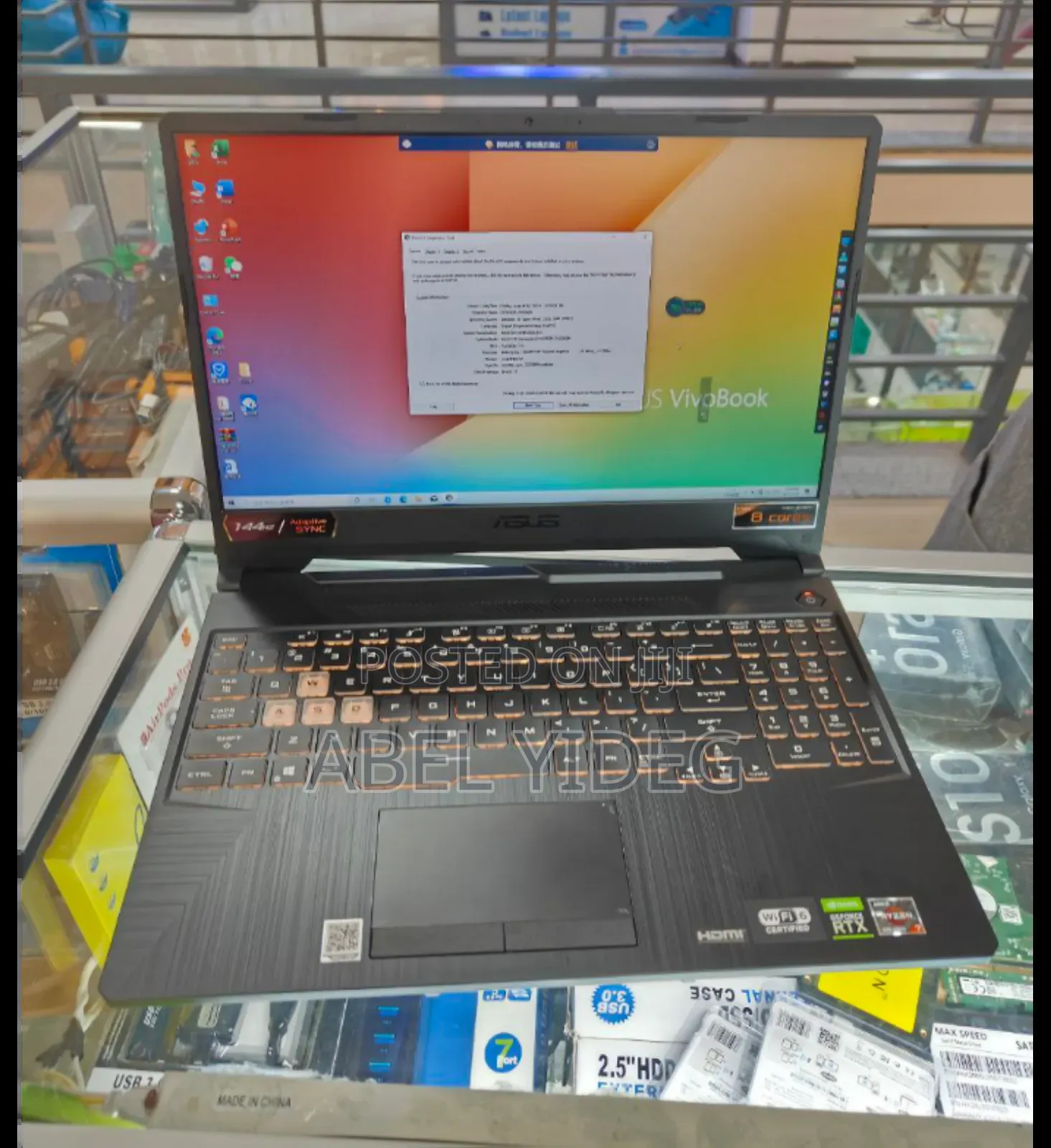 New Laptop Asus TUF Gaming A15 16GB AMD Ryzen 7 SSD 512GB