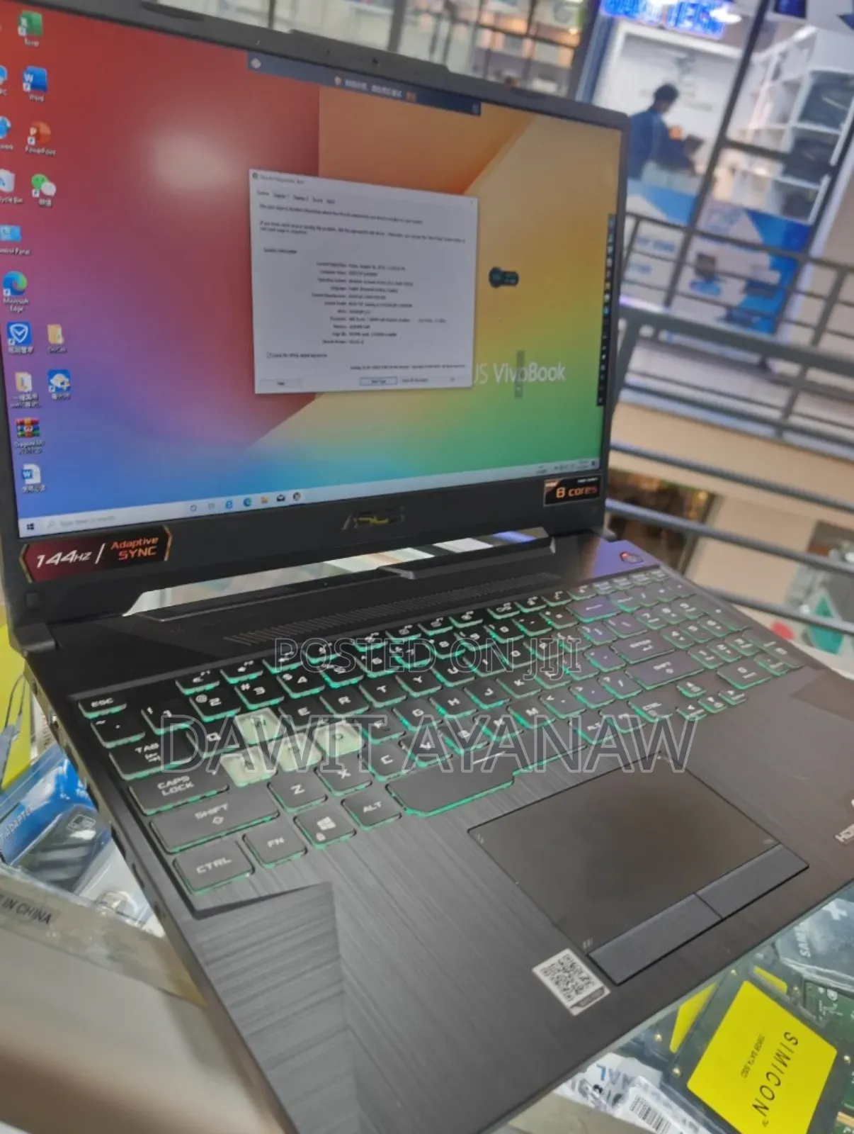 New Laptop Asus TUF Gaming A15 16GB AMD Ryzen 7 SSD 512GB