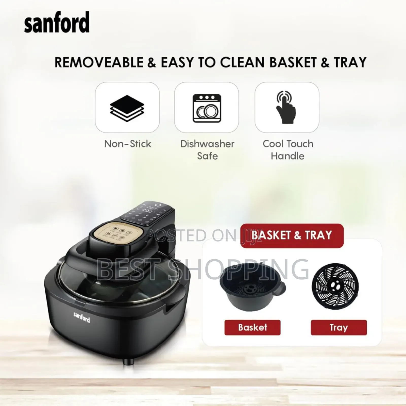 Sanford 5.0 Litre Digital Air Fryer