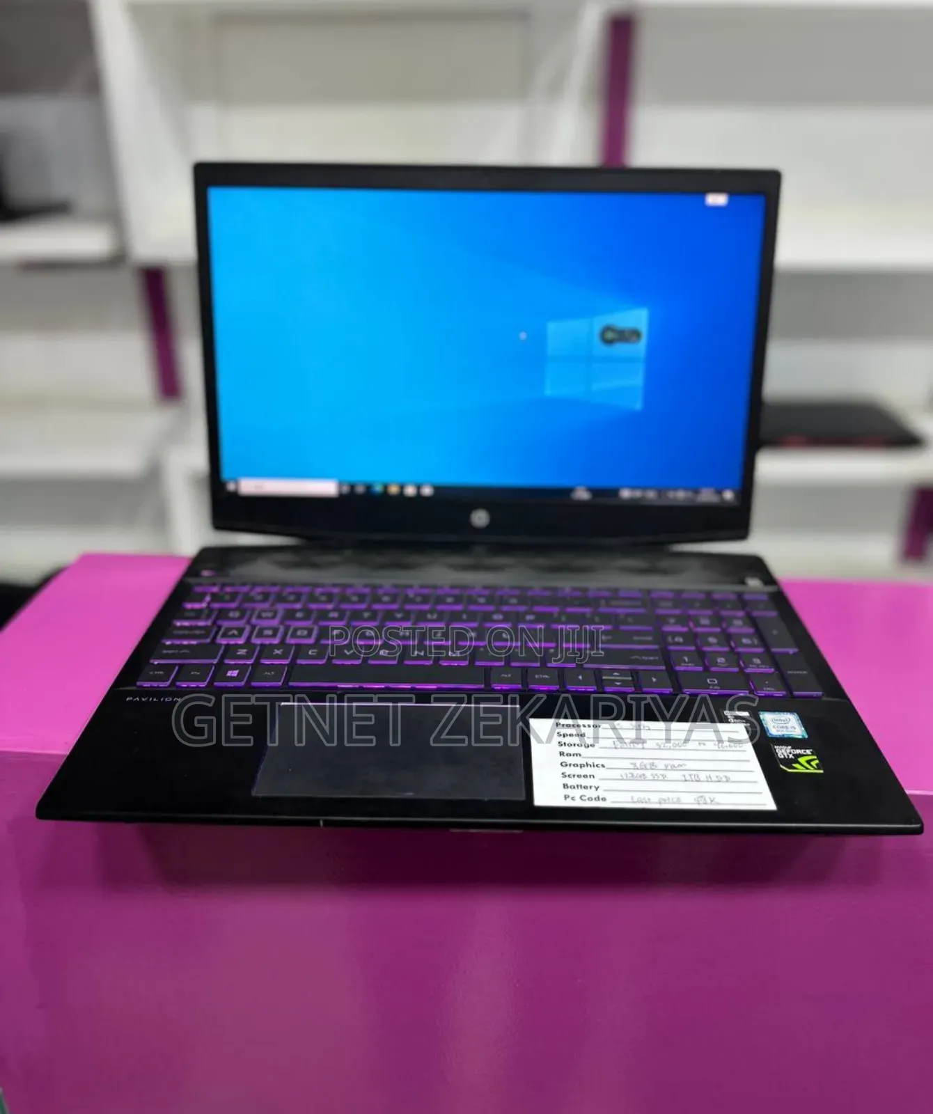 New Laptop HP Pavilion Power 15 8GB Intel Core I5 HDD+SSD 128GB