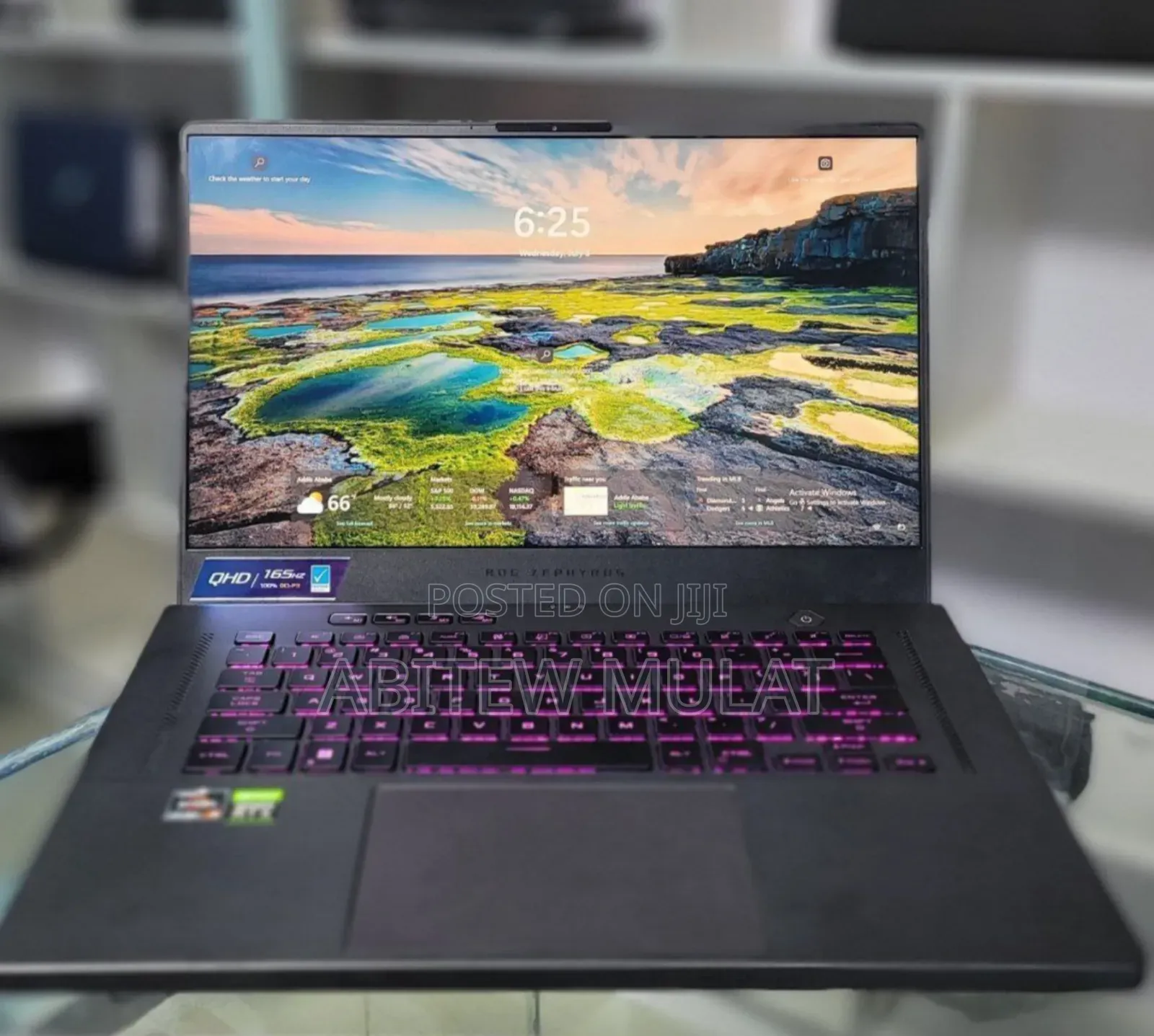 New Laptop Asus ROG Zephyrus G15 40GB AMD Ryzen 9 SSD 1T