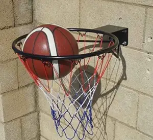 Photo - Basketball Ring, Net and Ball.