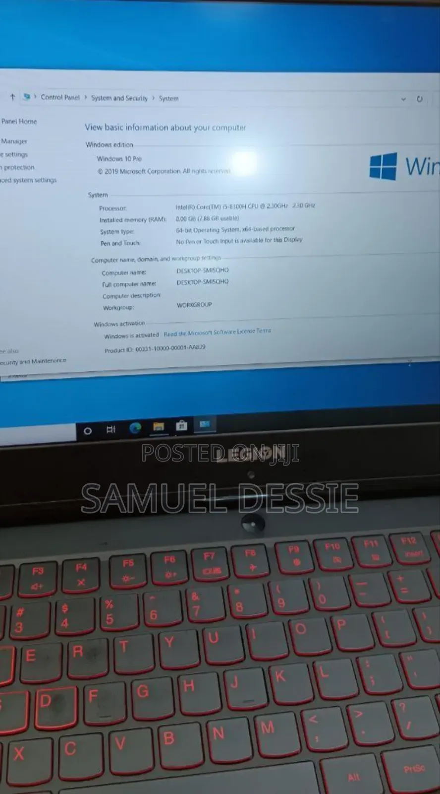 New Laptop Lenovo Legion 5 8GB Intel Core I5 SSD 512GB