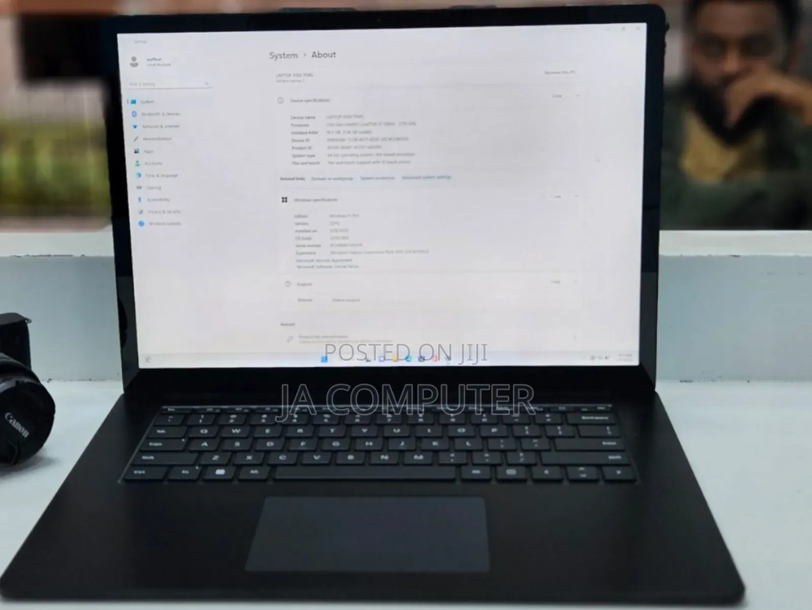 New Laptop Microsoft Surface Laptop 5 16GB Intel Core I7 SSD 256GB