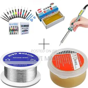 Soldering Wire+ JYD ZJ-18 Soldering Paste +Screwdriver+Flux