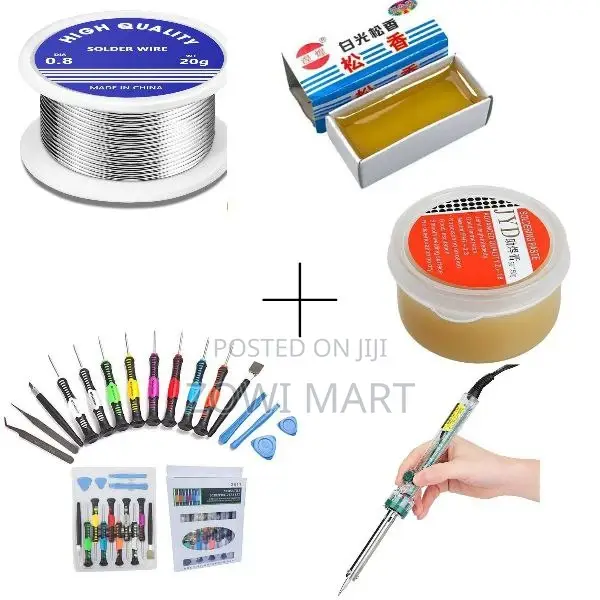 Soldering Wire+ JYD ZJ-18 Soldering Paste +Screwdriver+Flux