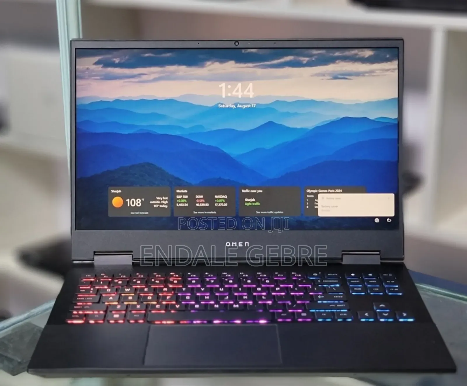 New Laptop HP Omen 15 16GB AMD Ryzen 7 SSD 512GB