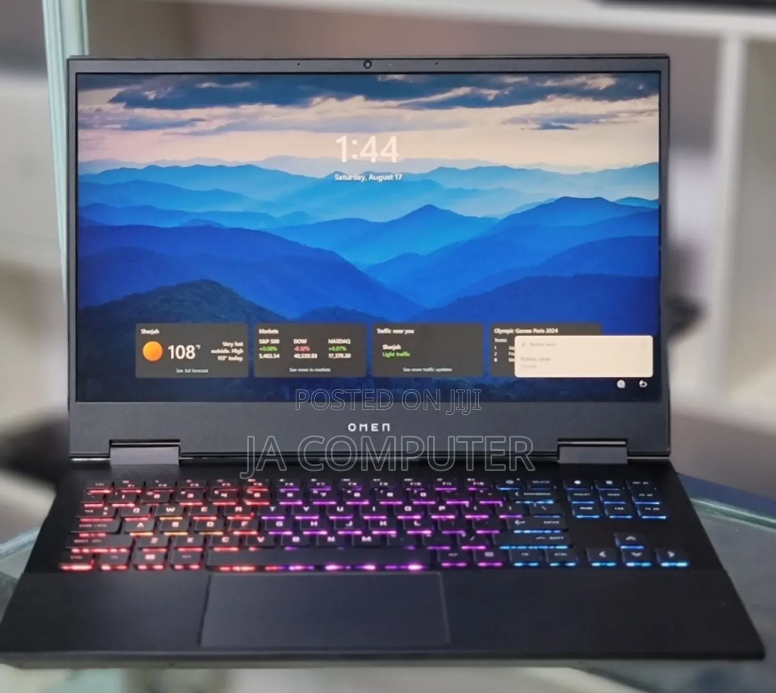 New Laptop HP Omen 15 16GB AMD Ryzen 7 SSD 512GB