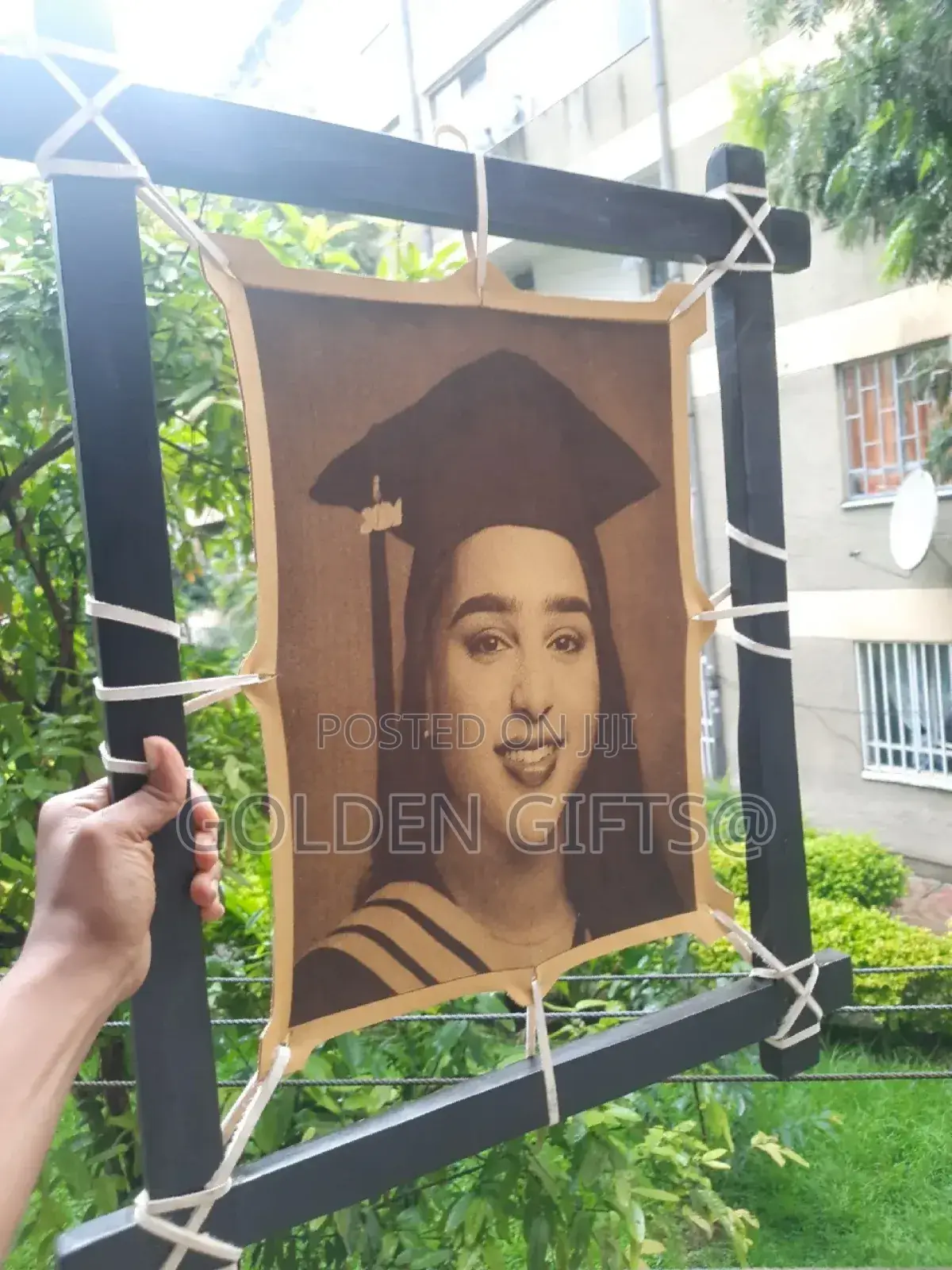 Photo Engraved on Leather