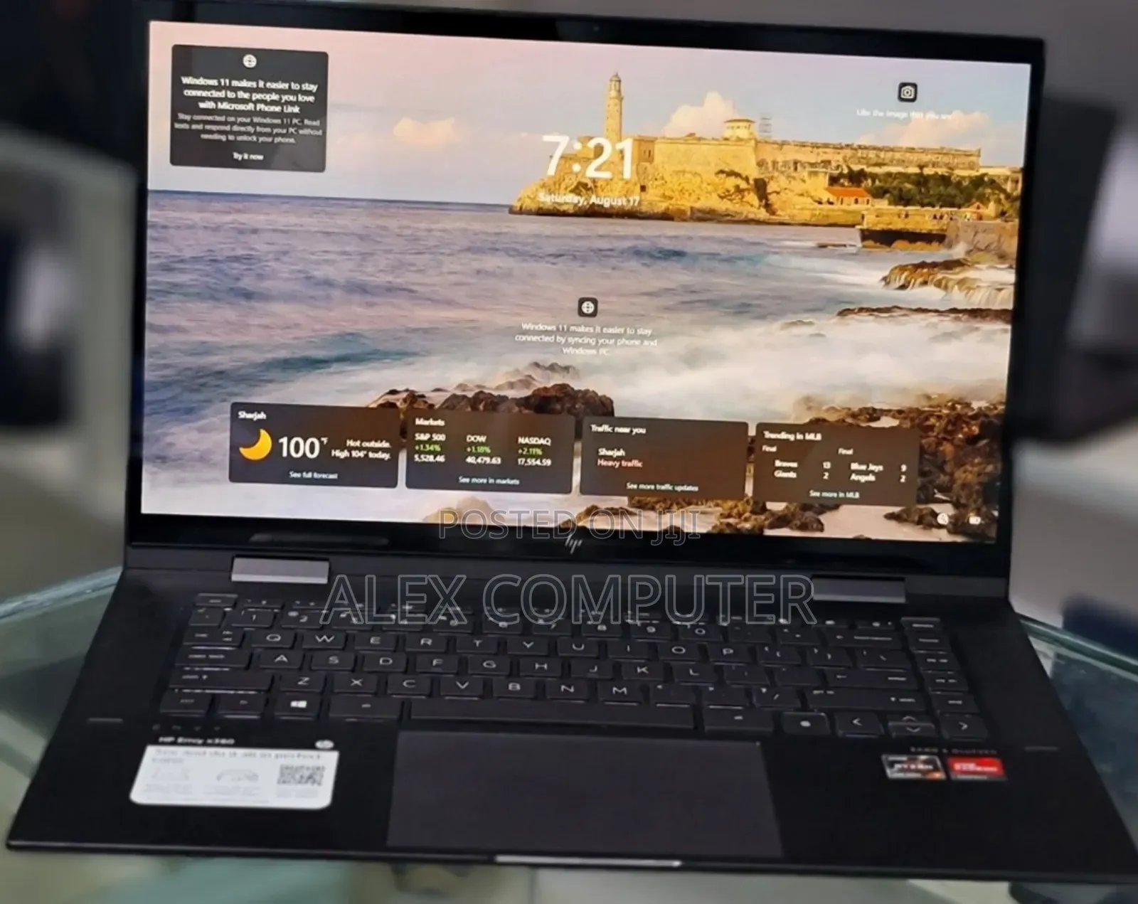 New Laptop HP Envy X360 16GB AMD Ryzen 7 SSD 512GB