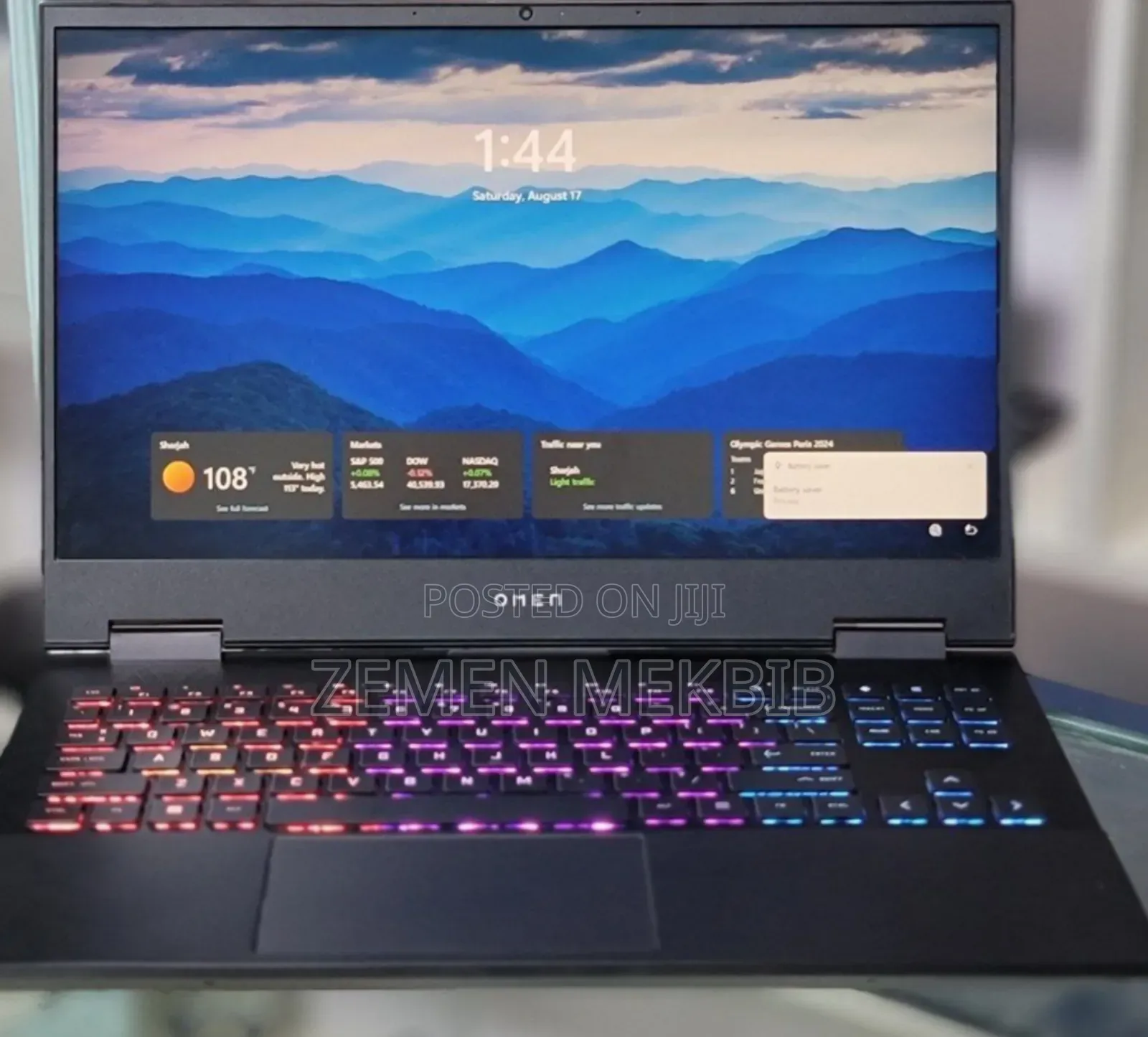 New Laptop HP Omen 15 16GB AMD Ryzen 7 SSD 512GB