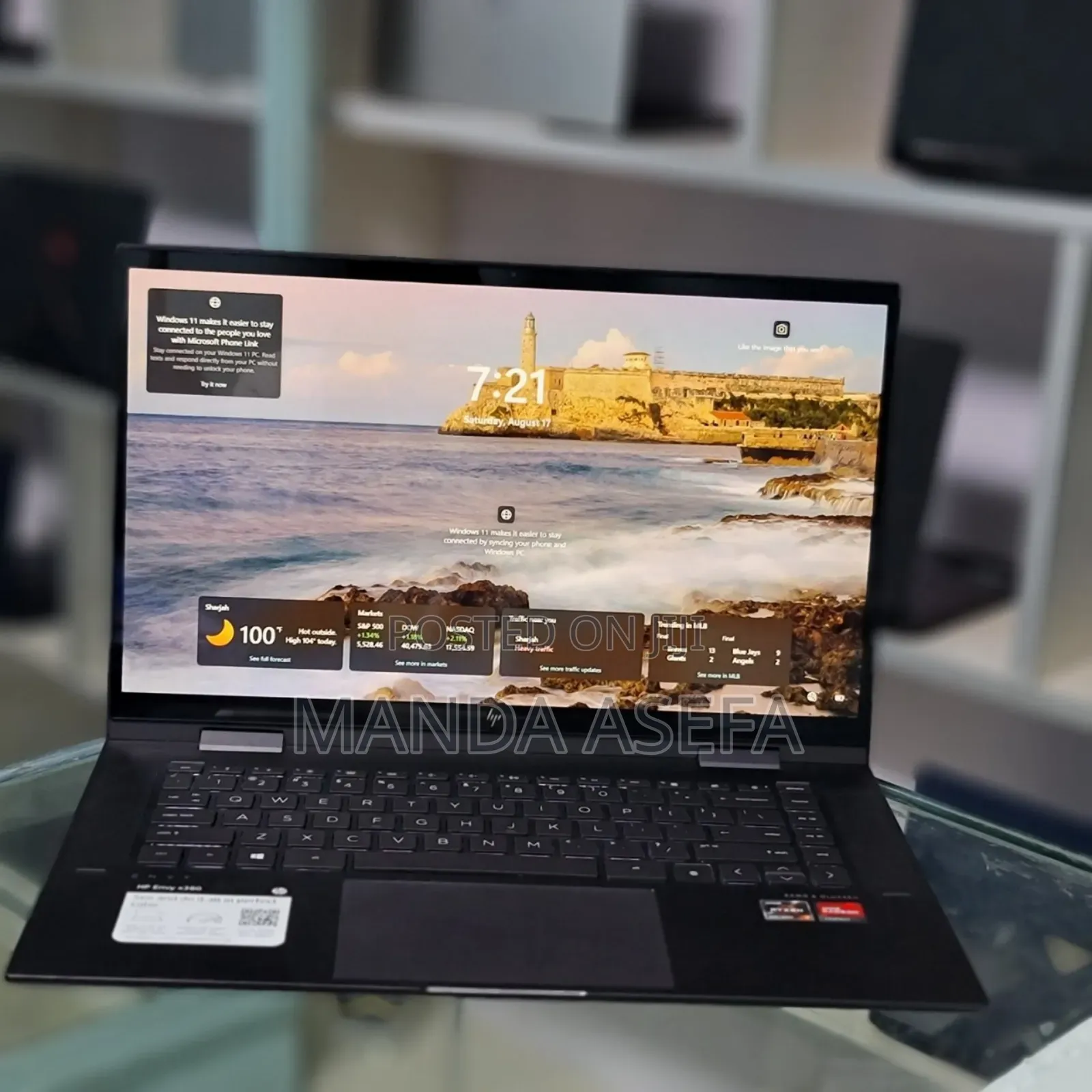 New Laptop HP Envy X360 16GB AMD Ryzen 7 SSD 512GB