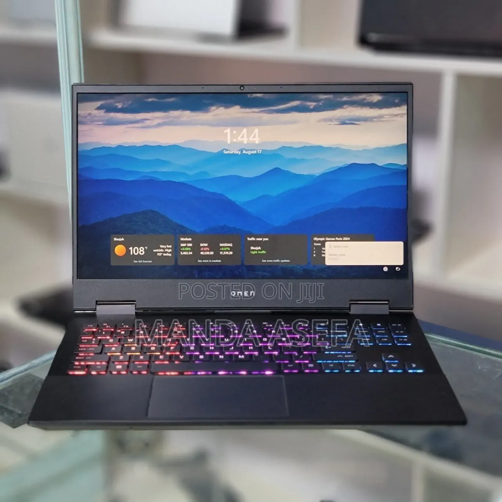 New Laptop HP Omen 15 16GB AMD Ryzen 7 SSD 512GB