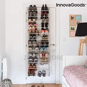 Space Saver! 36 Pair Over The Door Shoe Rack