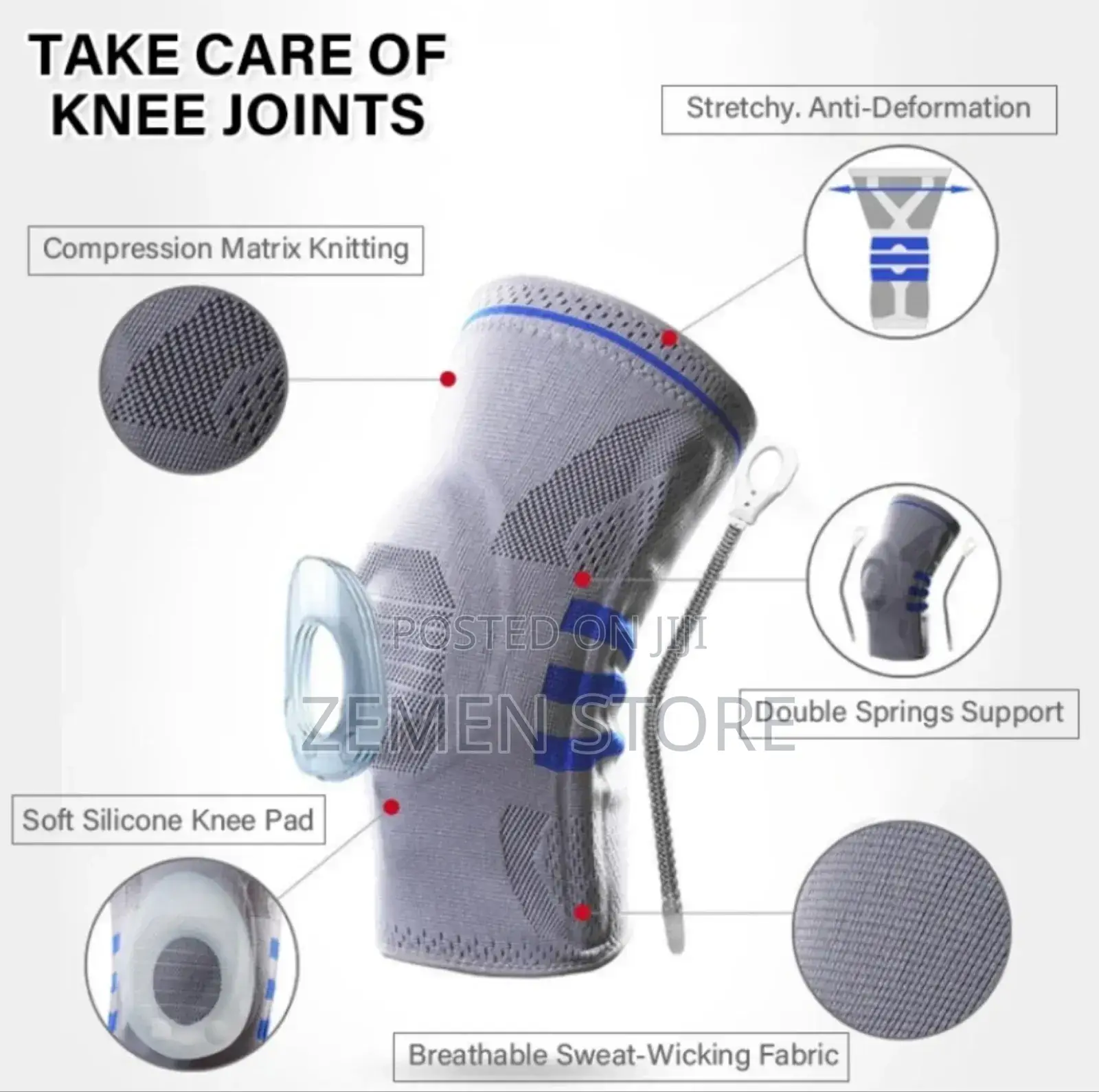 Knees Support for Injured and Sensitive Knees