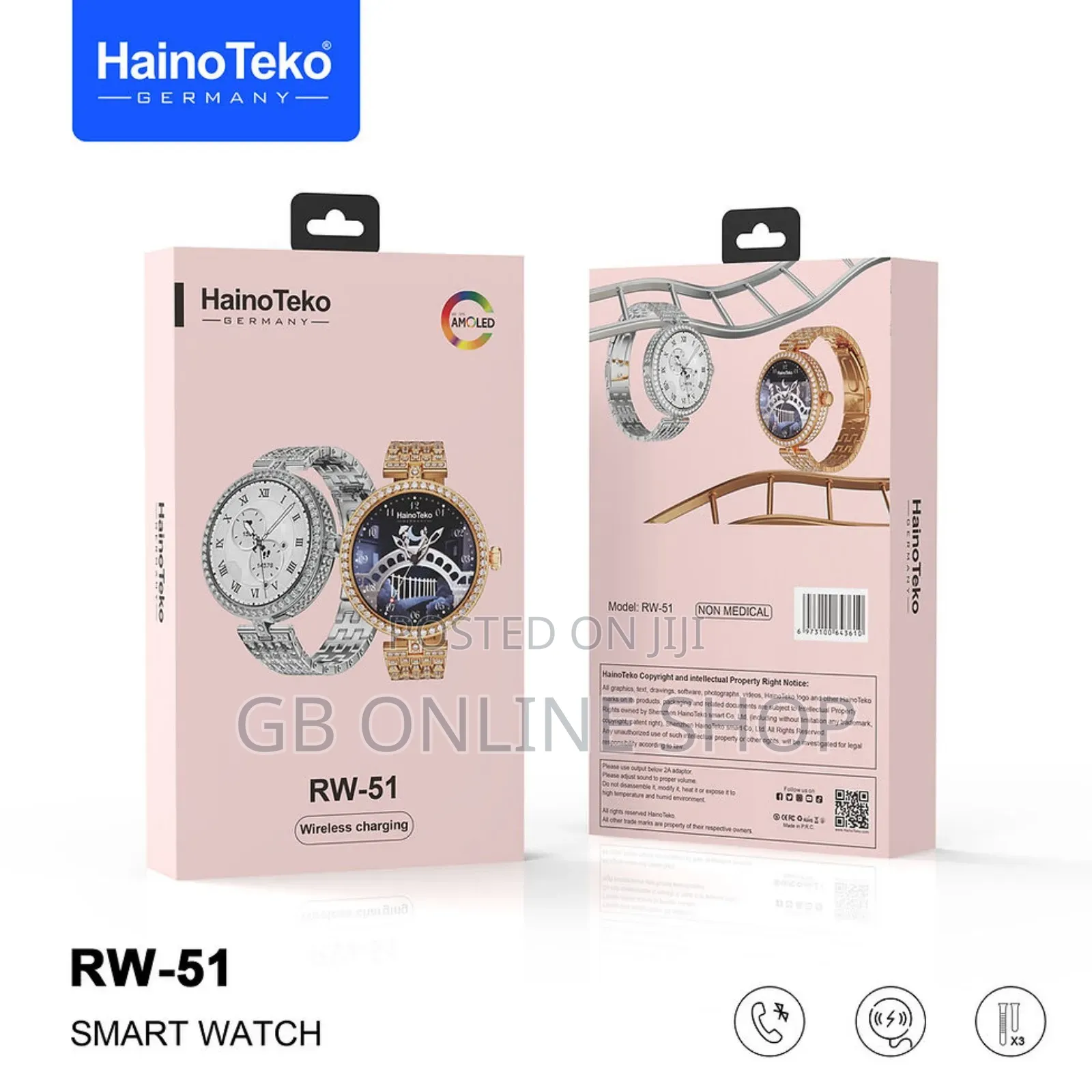 Haino Teko Germany Rw-51 Latest Ladies Smart Watch