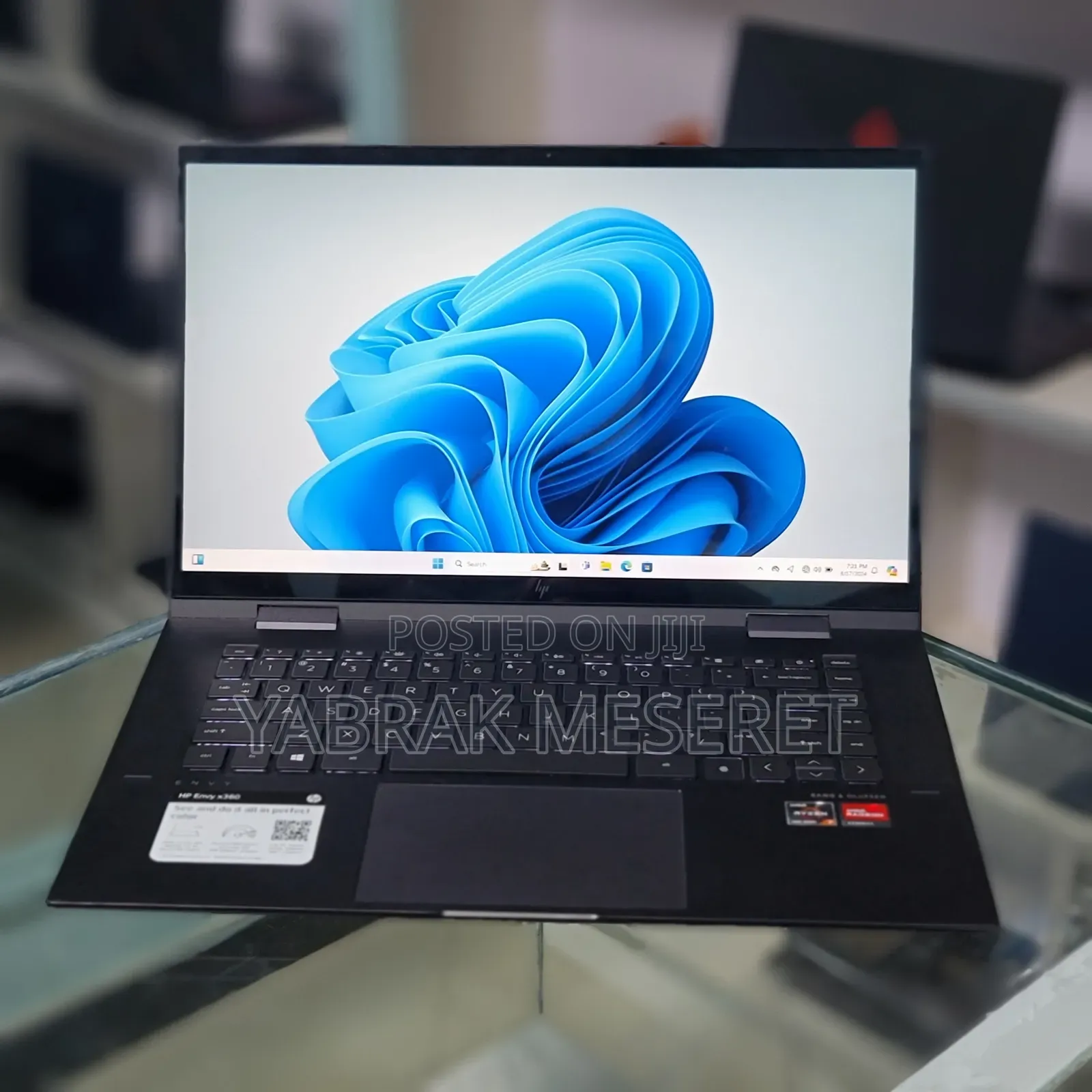 New Laptop HP Envy X360 16GB AMD Ryzen 7 SSD 512GB