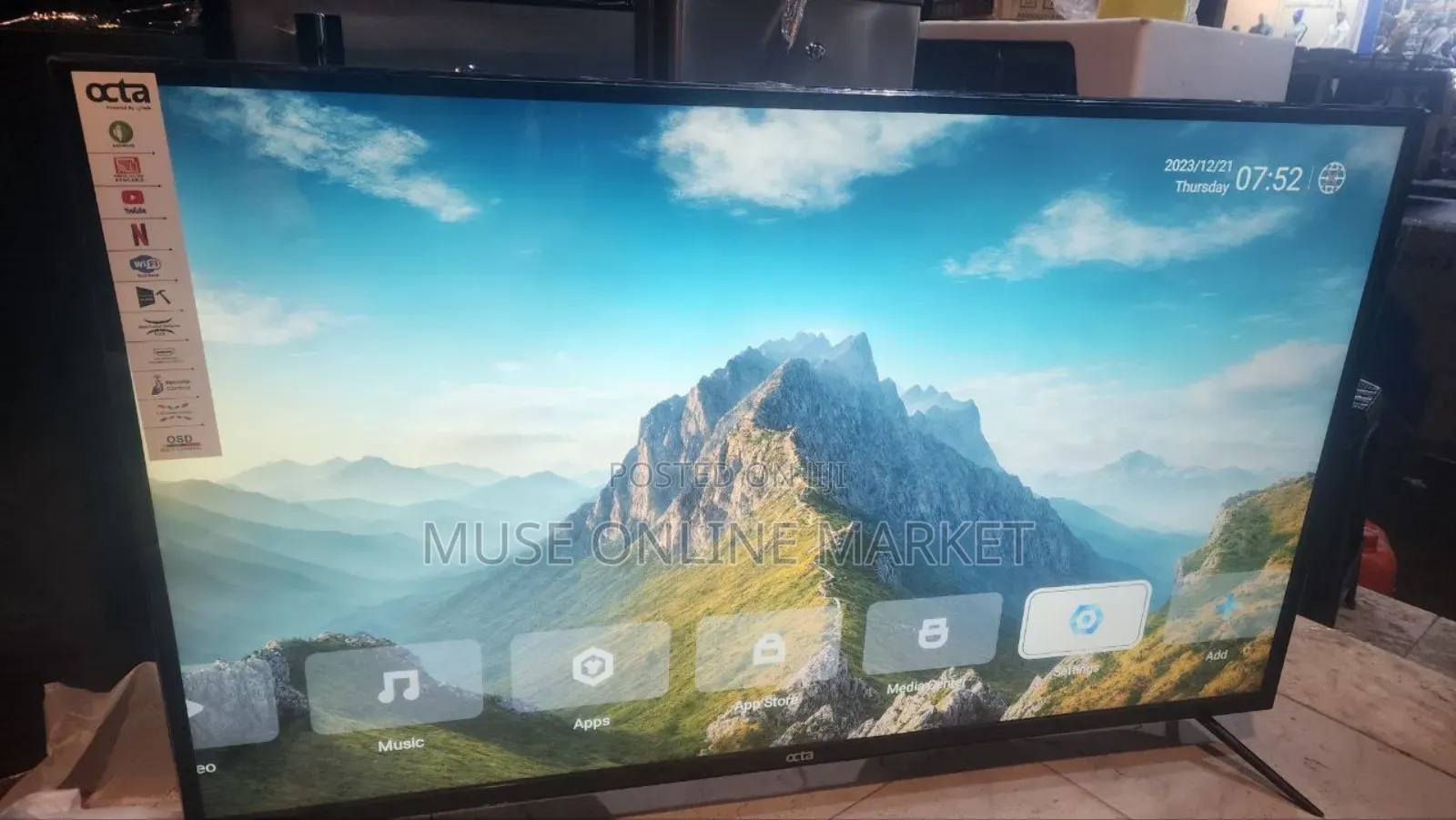 Octa 50 Inch Smart Android Tv