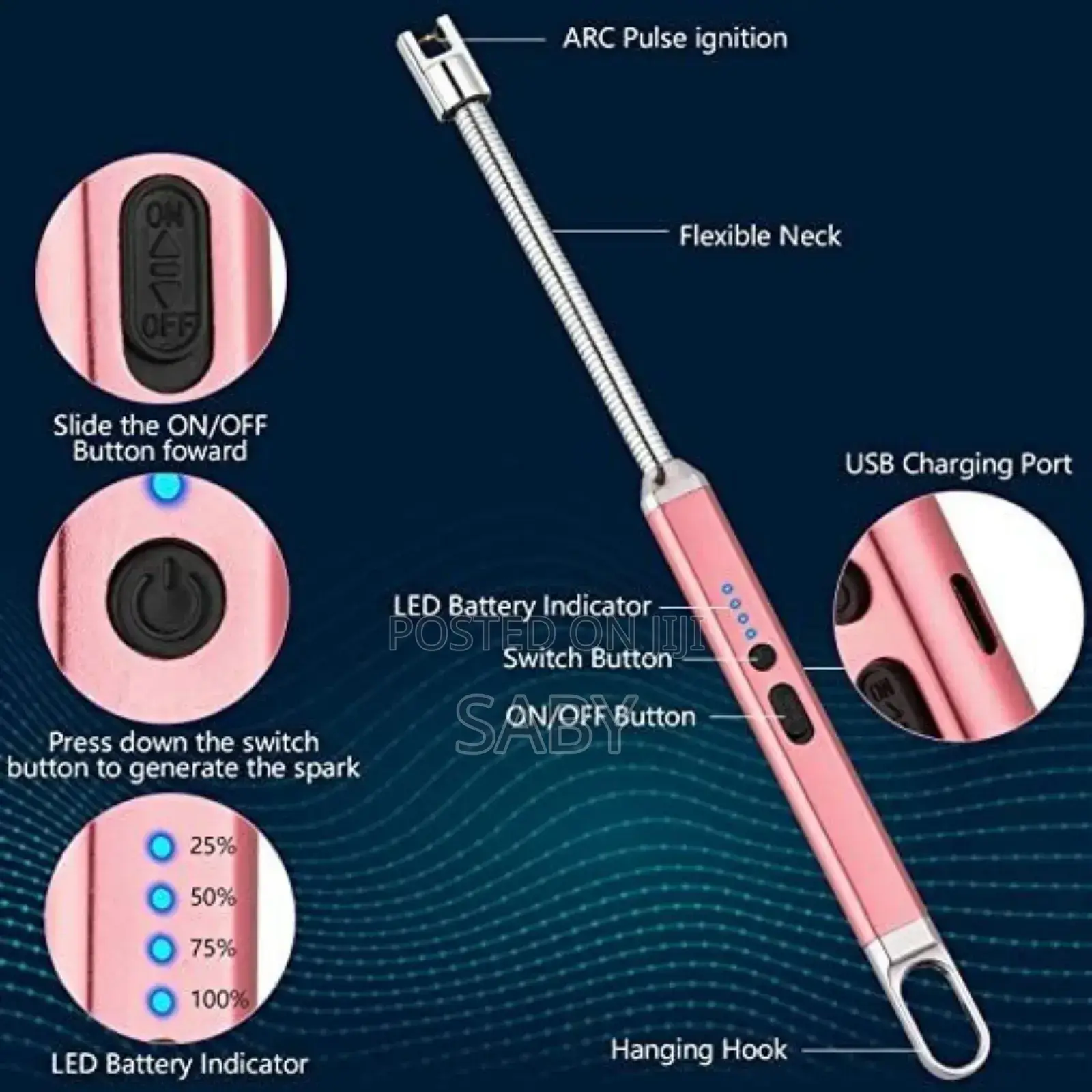 በቻርጅ የሚሰራ ላይተር (Electronic Lighter)