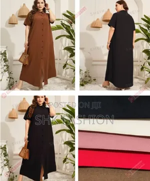 Plus Solid Hidden Pocket Maxi Tee Dress