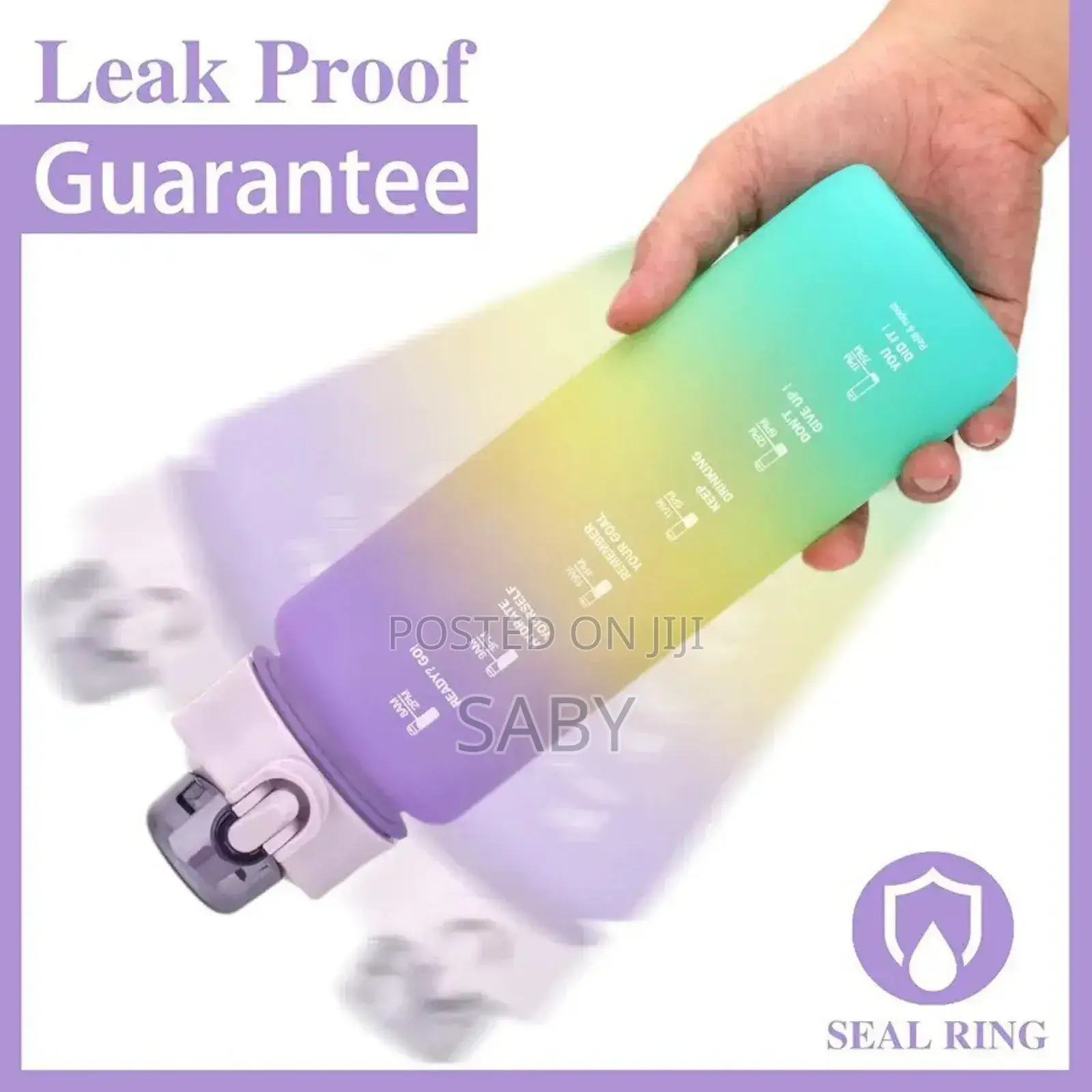 Water Bottle With Time Marker