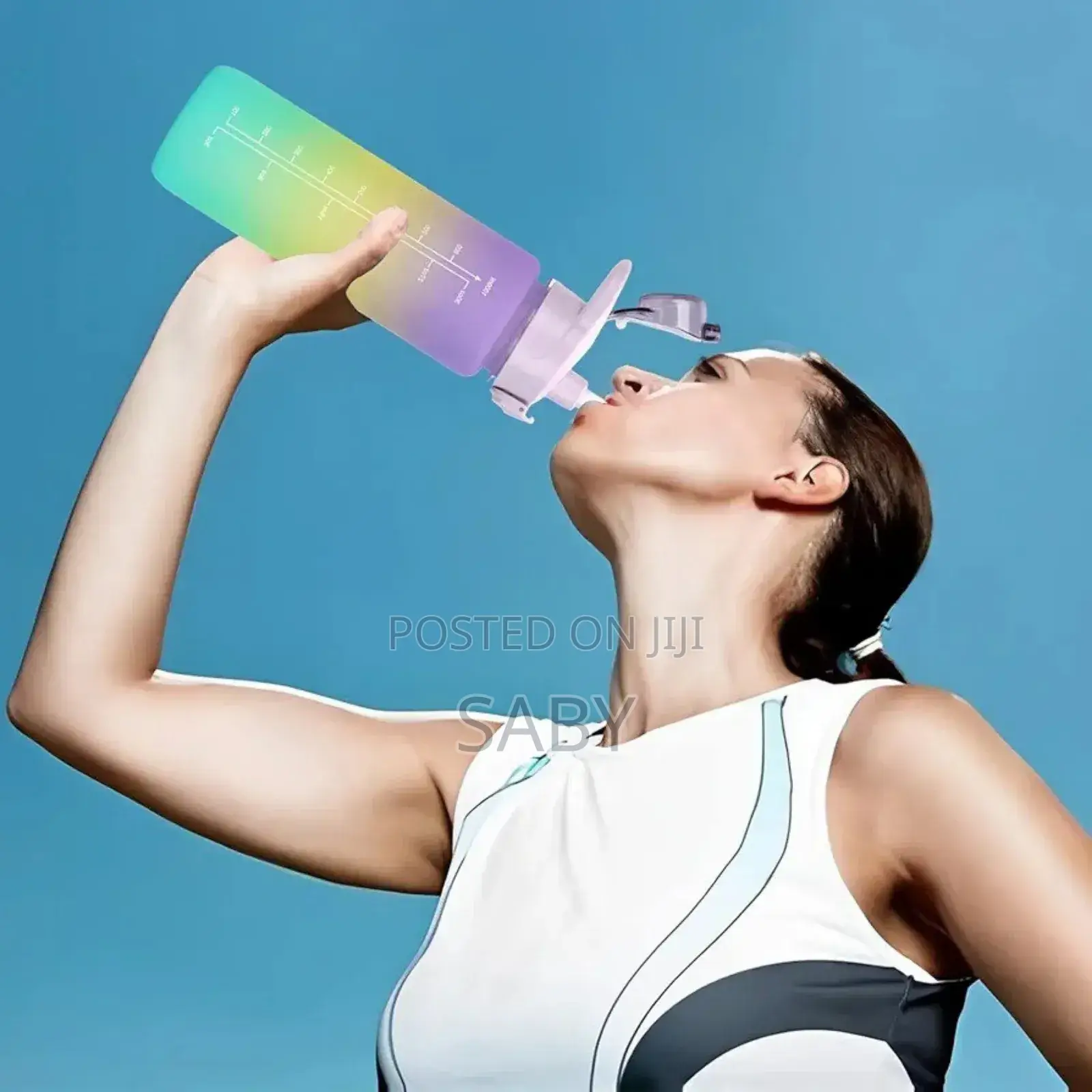 Water Bottle With Time Marker