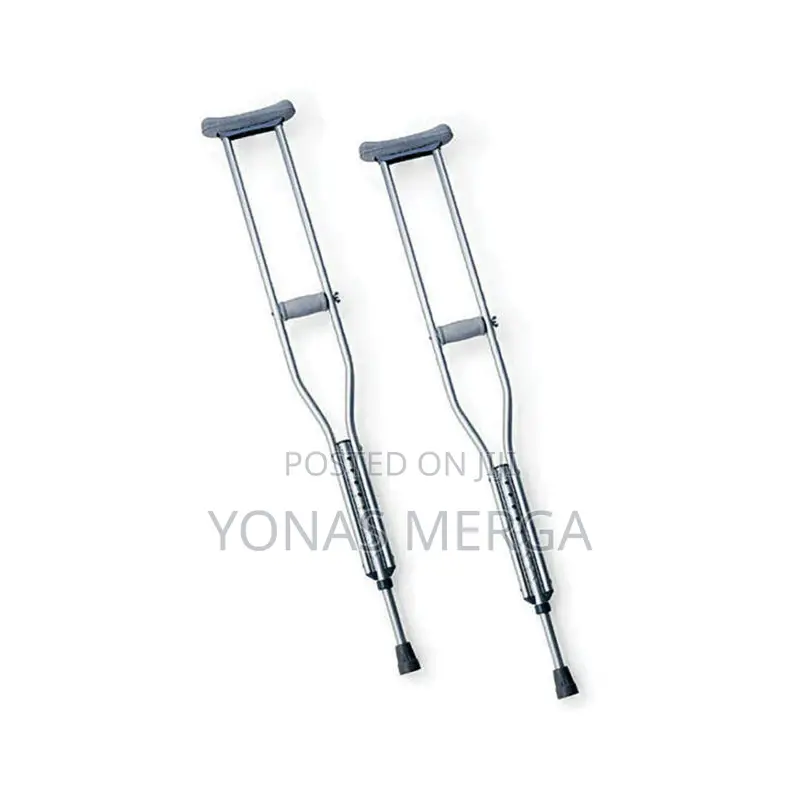 Underarm Crutches: Thickened Stainless Steel,1.2mm Tube Wall