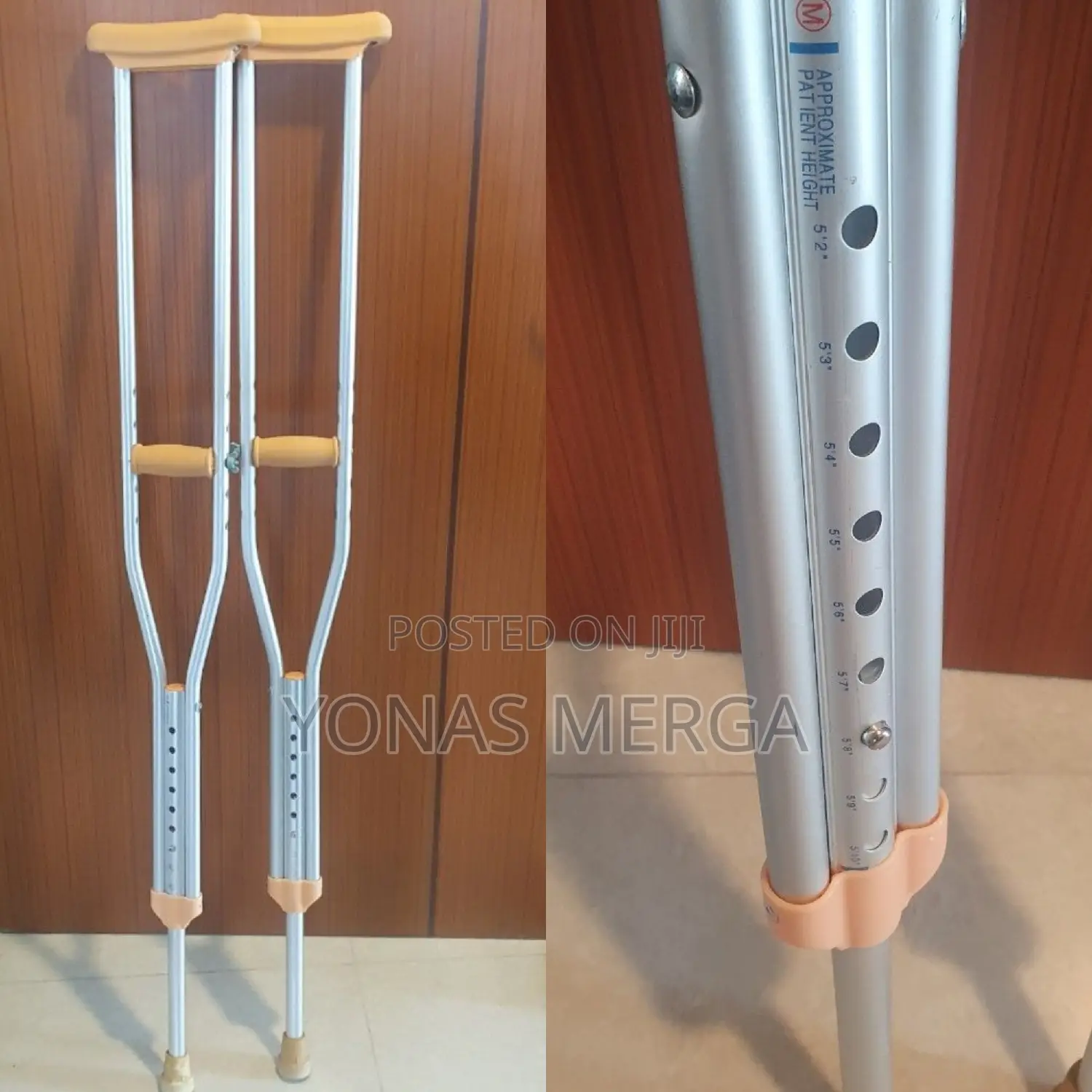 Under Arm Auxiliary Crutch (Large)- Advanced With Adjustable