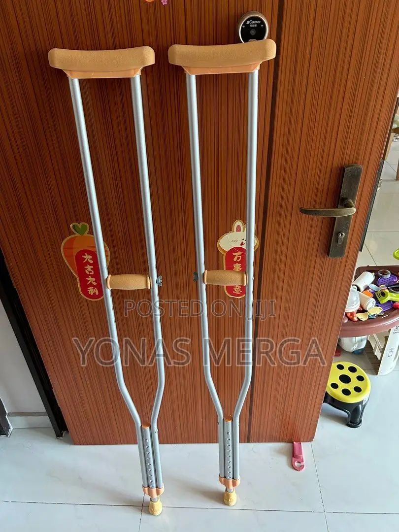 Auxiliary Crutches Pair of Equipment Great for Travel/Work