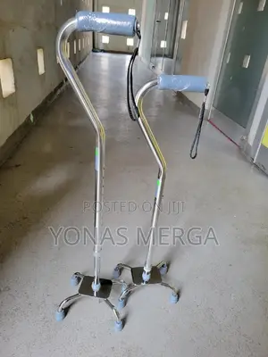 Photo - Cranch Disabled to Use Walker for Support When Standing