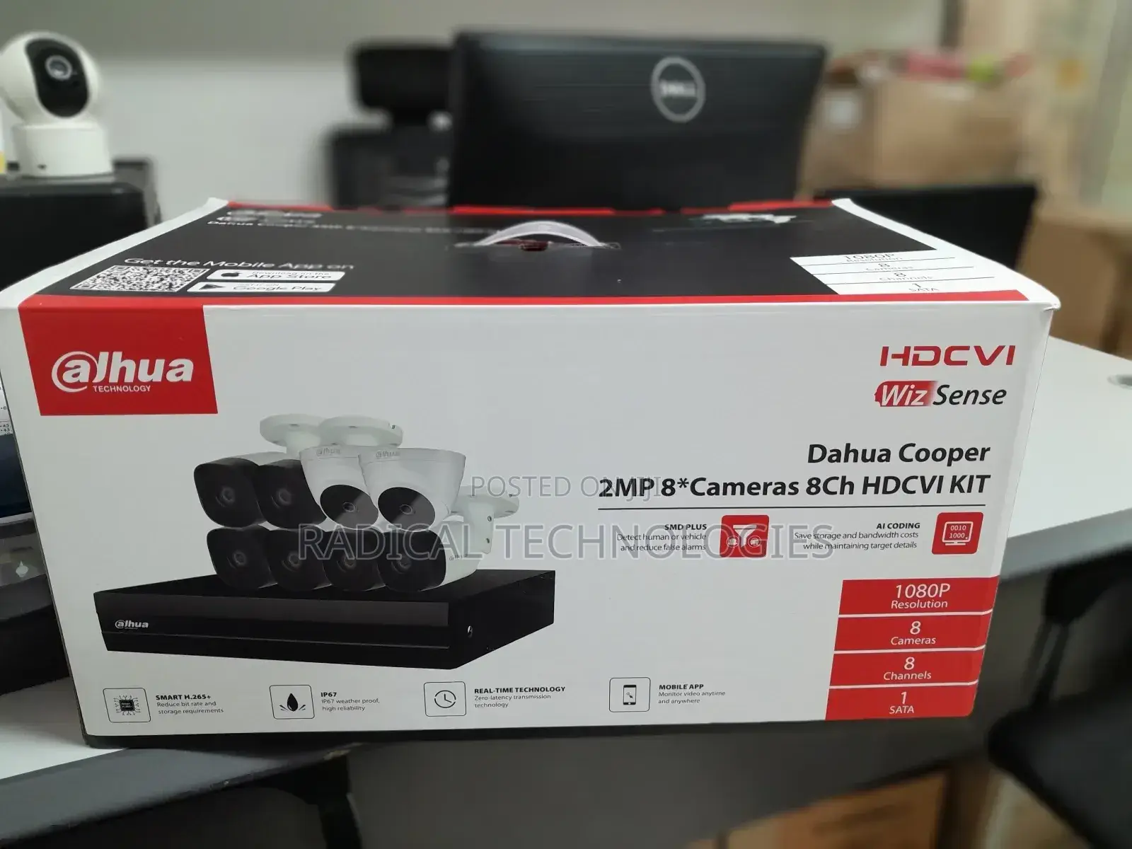 8 Channel Kit Dahua Security Camera Hikvision Ip