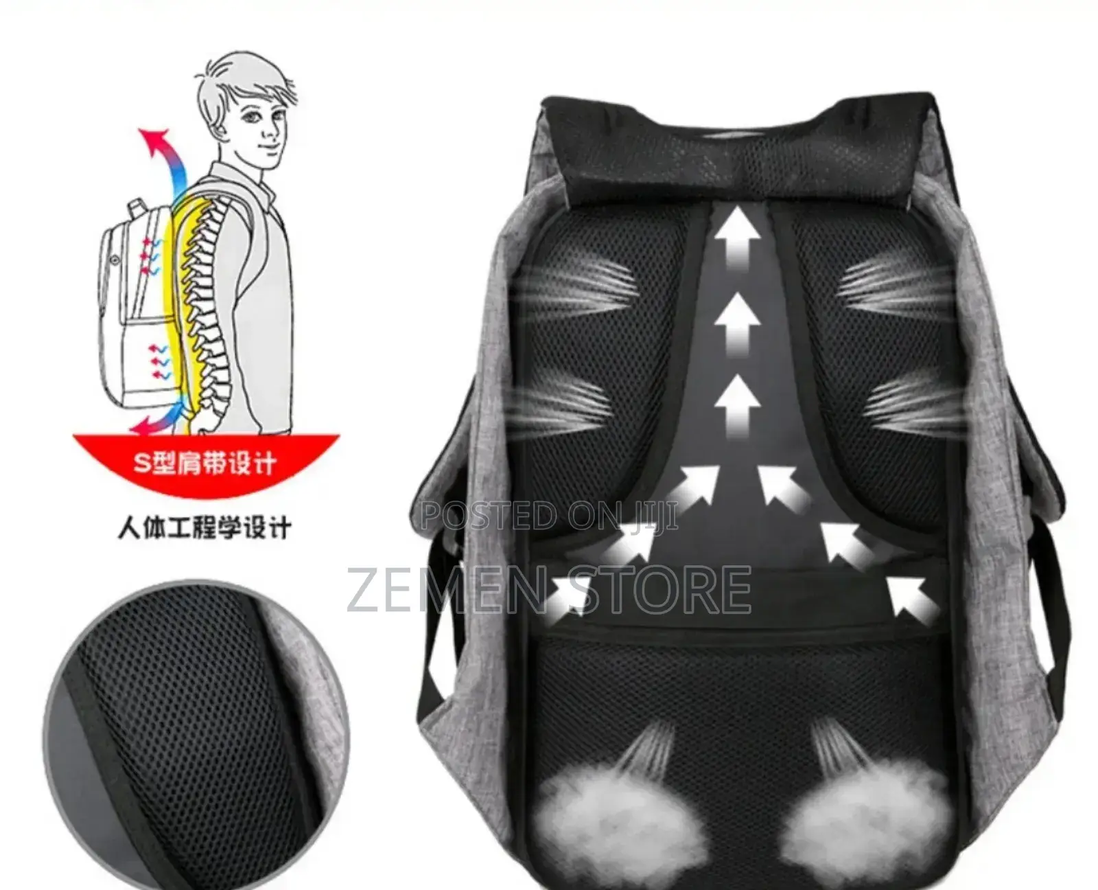 Anti Theft Waterproof High Quality Backpack
