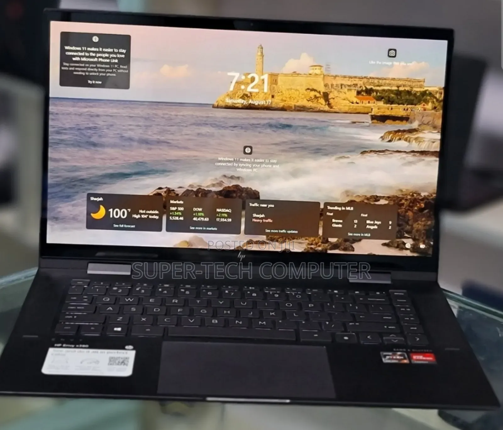 New Laptop HP Envy X360 16GB AMD Ryzen 7 SSD 512GB