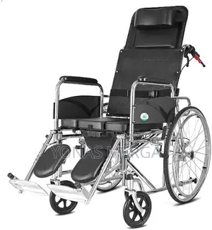 Elderly Fold Lightweight Disabled Semi-Recumbent Wheelchair