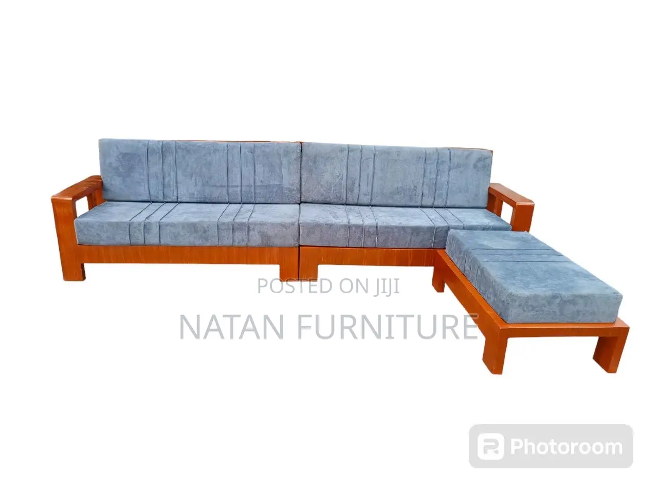 Sofa Chair With Arm Made of Wooden Material