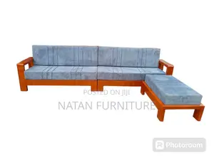 Sofa Chair With Arm Made of Wooden Material