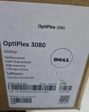 New Desktop Computer Dell OptiPlex 3080 8GB Intel Core I5 HDD 1T