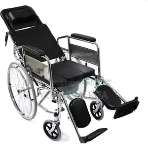 Wheelchair -102x67x88cm, Manual Wheelchair W/Attendant/Potty