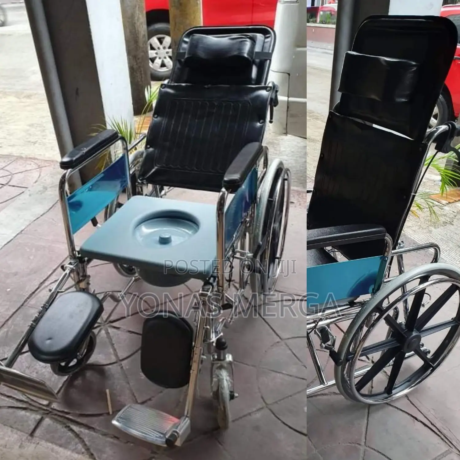 Wheelchair,Aluminum Bathroom Transport Wheelchair,Shower