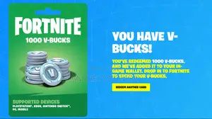 Photo - Fortnite 1000 v Bucks on Sale With Reedem Code
