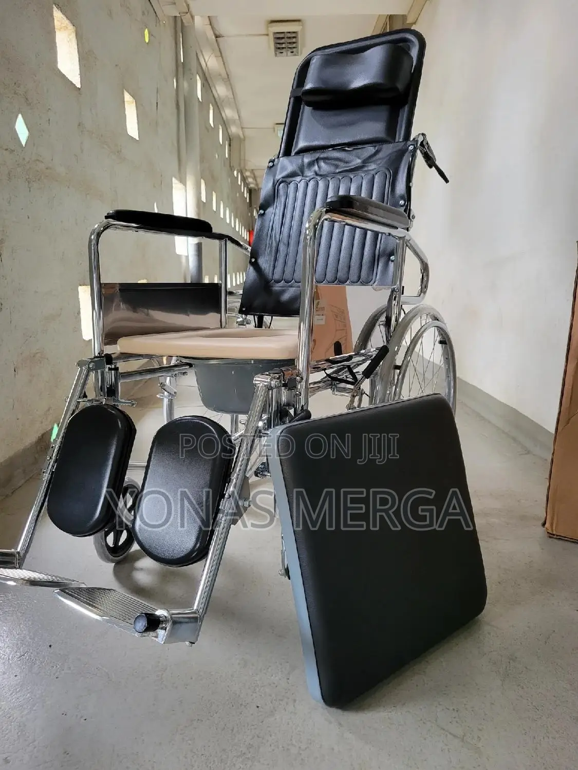 Household Items Reclining Wheelchair/Can LIE FLAT:Urinal