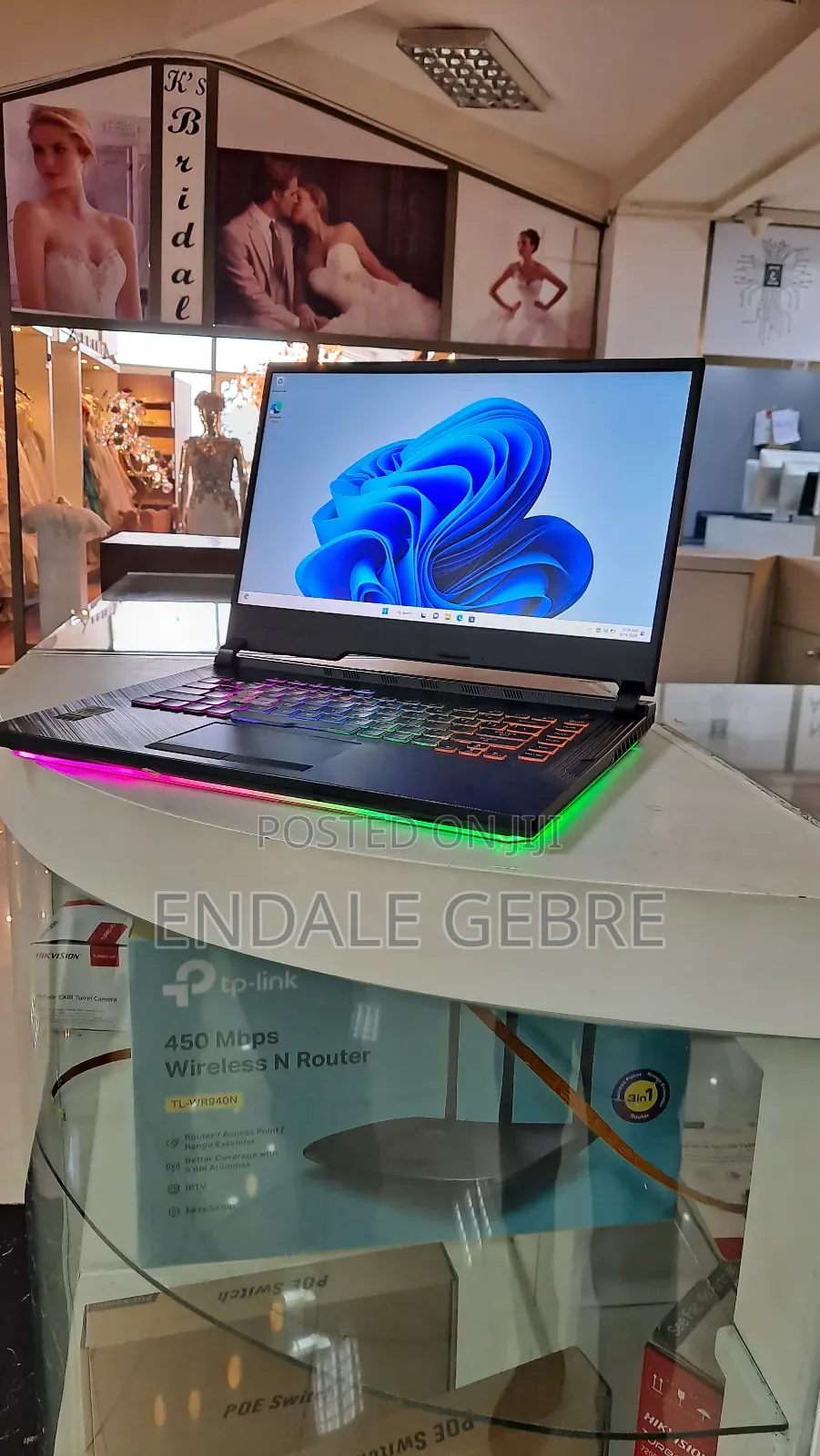 New Laptop Asus ROG Strix G15 16GB Intel Core I7 SSD 1T