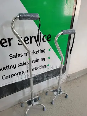 Photo - Four Legs Help in Stabilizing Walking Stick ;With Adjustable