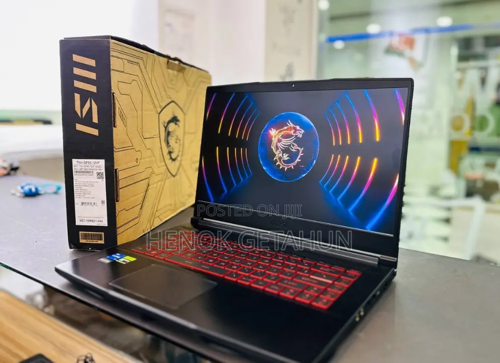 New Laptop MSI GF65 Thin 10UE 16GB Intel Core I7 SSD 512GB