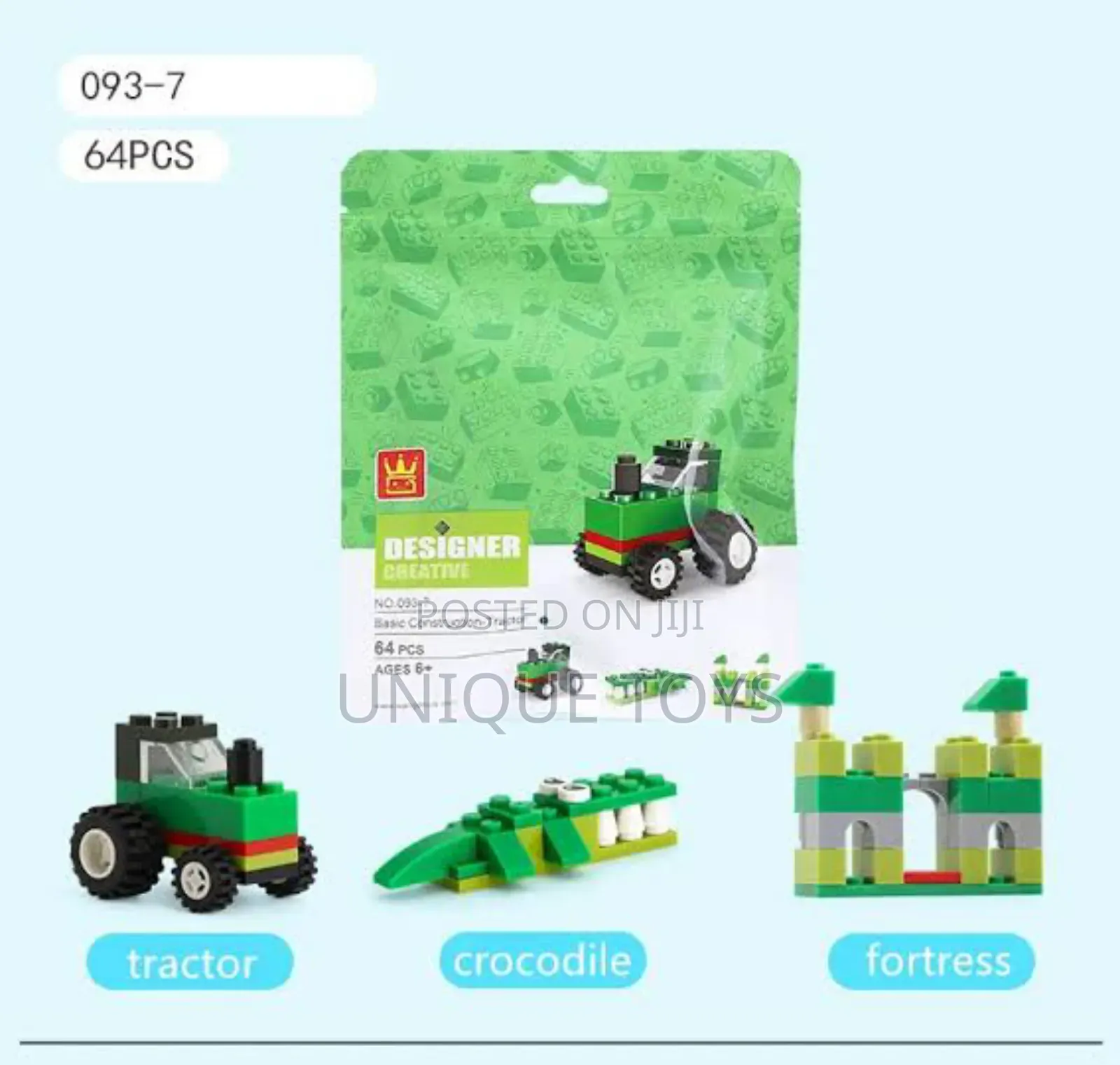 3-in-1 Series Cute DIY Building Blocks Toys