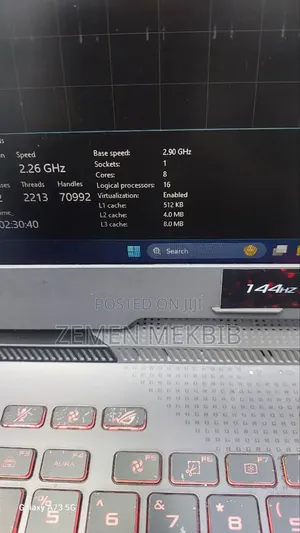 New Laptop Asus ROG Strix G15 8GB Intel Core I5 SSD 1T