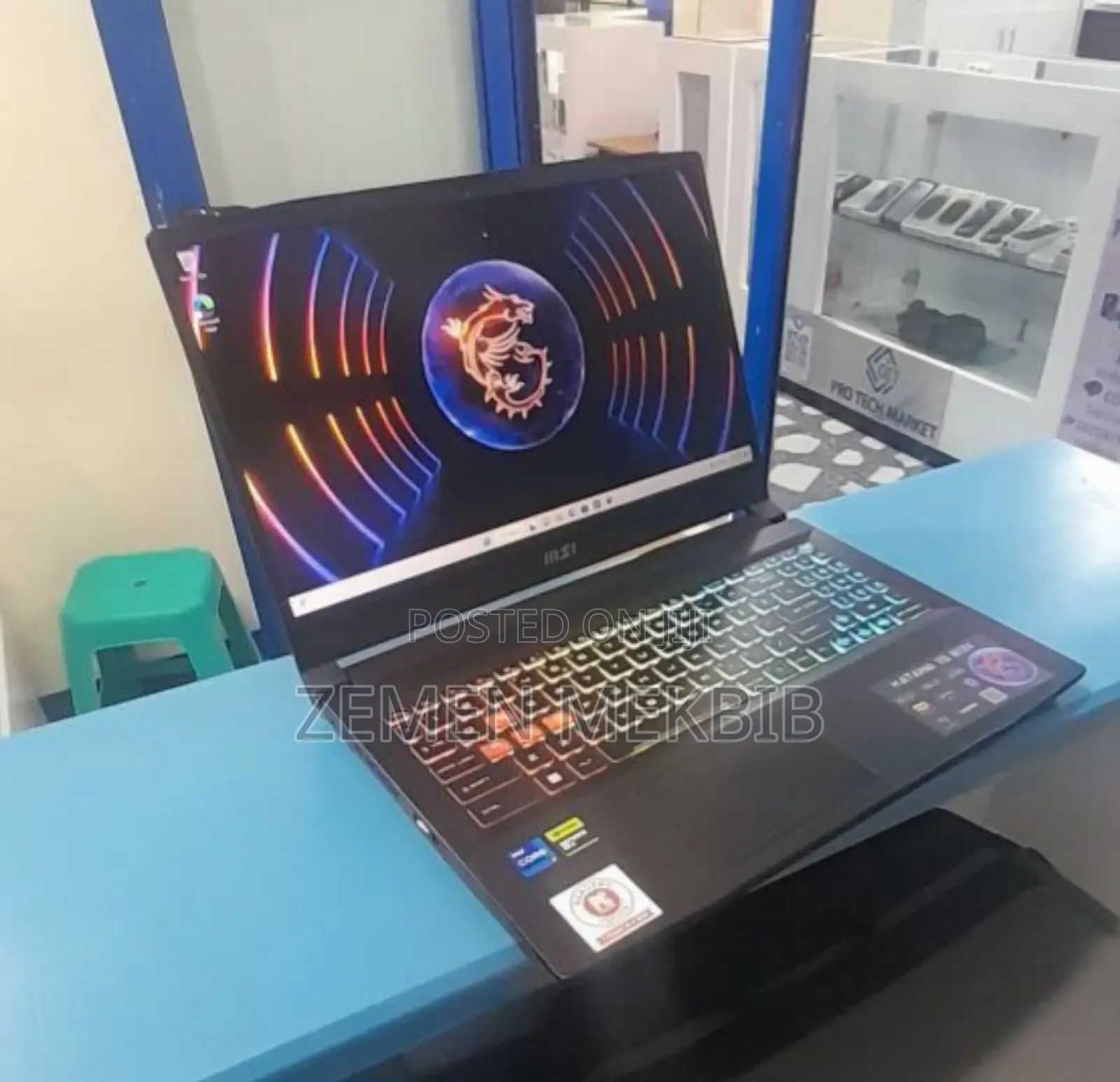 New Laptop MSI GF63 16GB Intel Core I7 SSD 1T