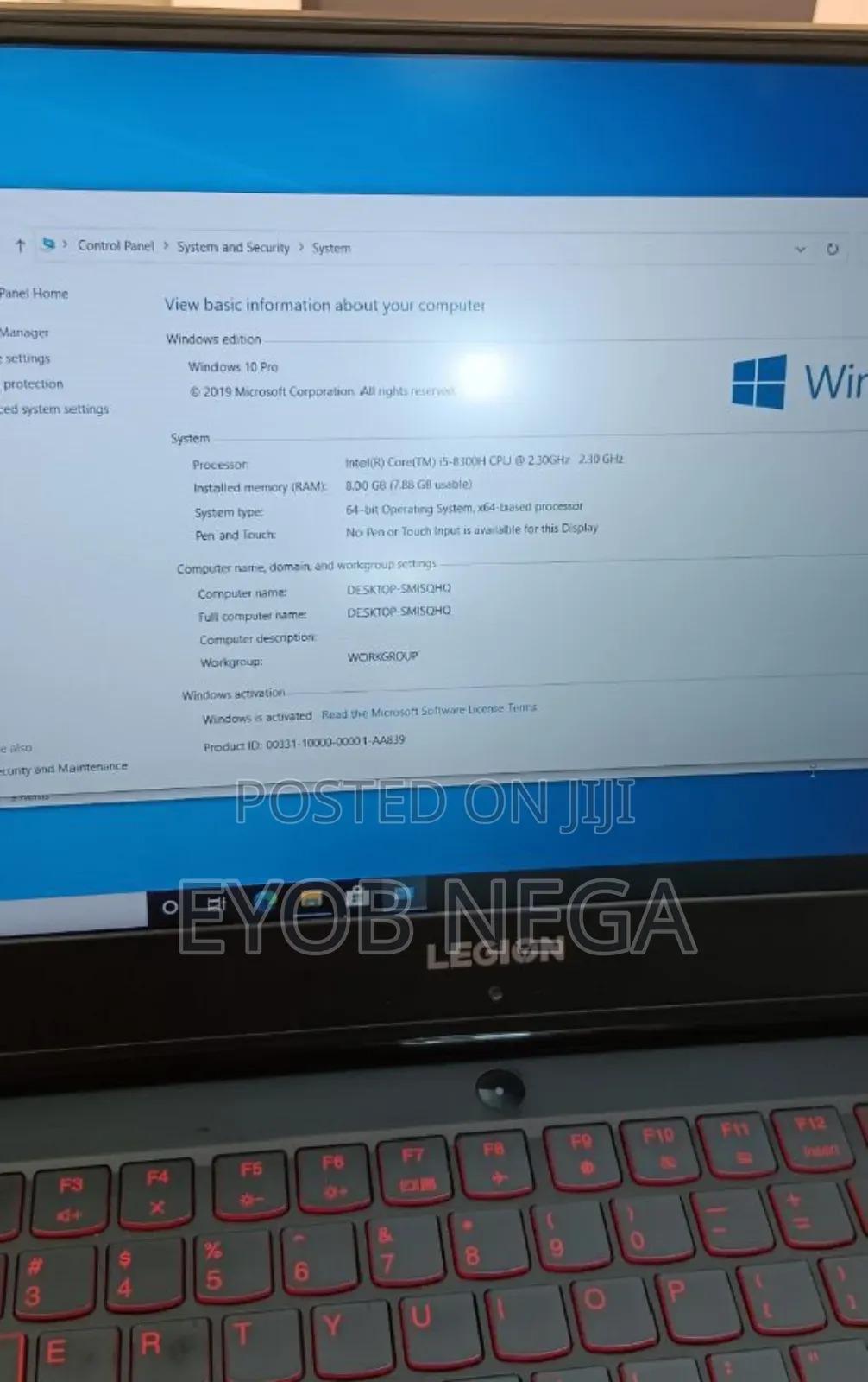 New Laptop Lenovo Legion 5 8GB Intel Core I5 SSD 512GB