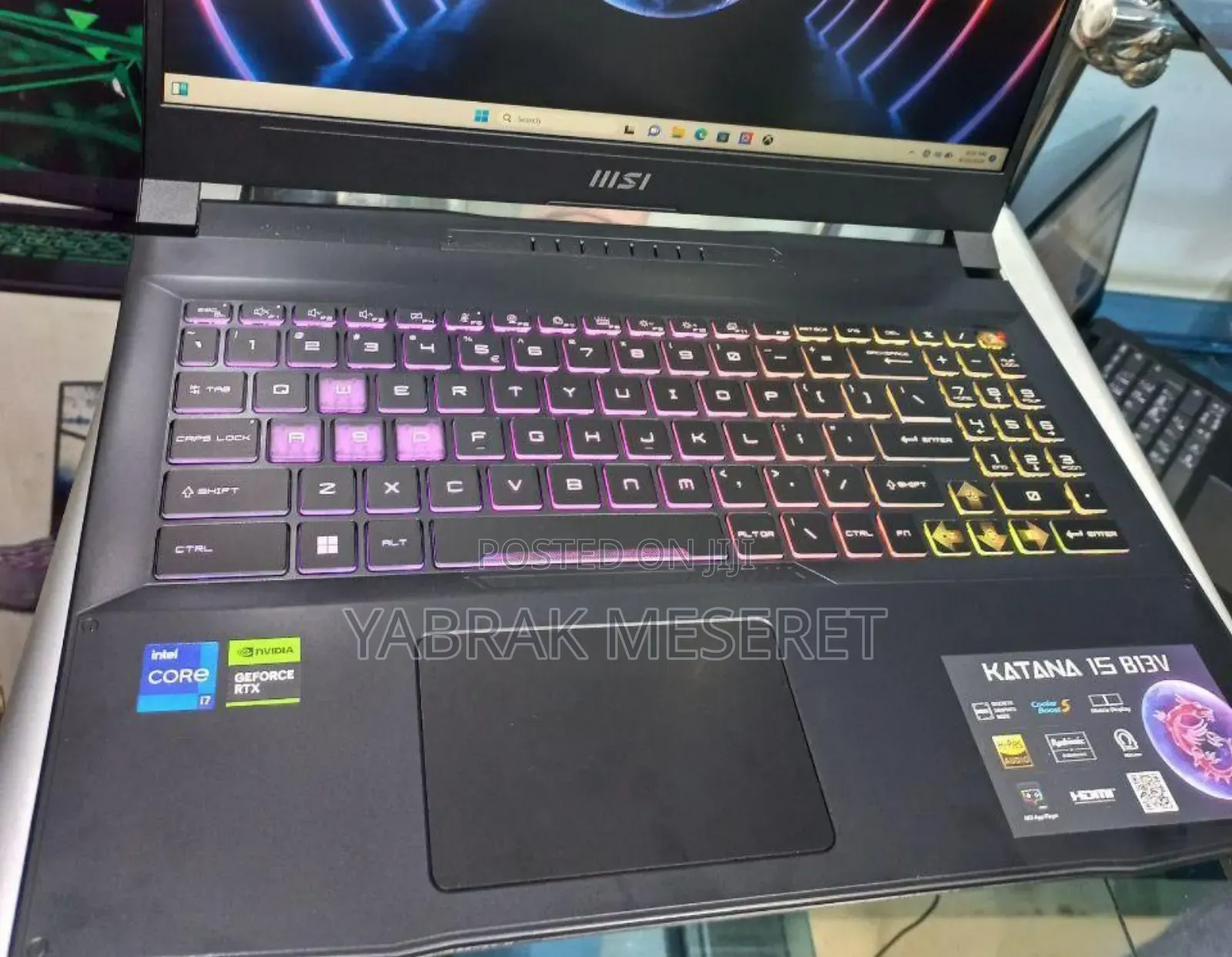 New Laptop MSI Katana 15 16GB Intel Core I7 SSD 1T