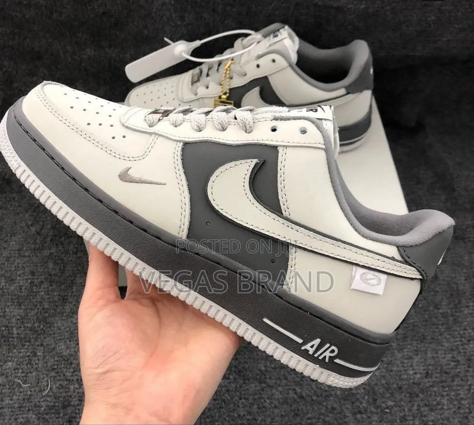 Nike Air Force 1 White Grey Woman's Master Quality Shoes
